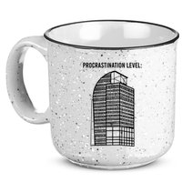 Procrastination Level 15oz Campfire Ceramic Mug