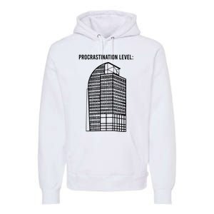 Procrastination Level Premium Hoodie