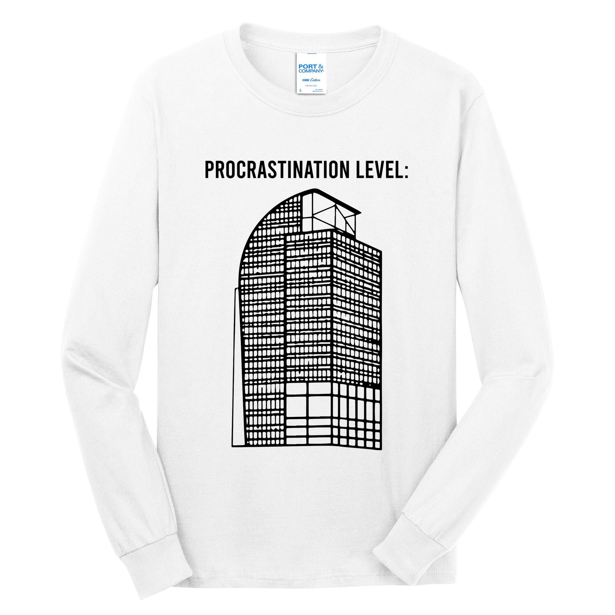 Procrastination Level Tall Long Sleeve T-Shirt