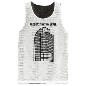 Procrastination Level Mesh Reversible Basketball Jersey Tank