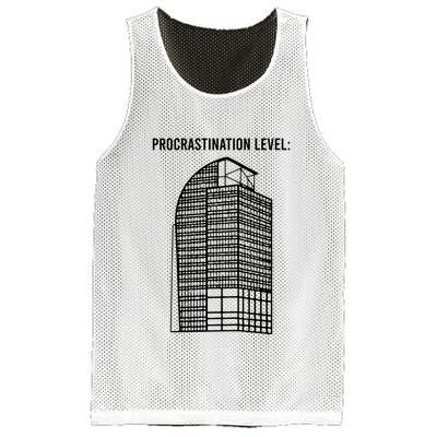 Procrastination Level Mesh Reversible Basketball Jersey Tank