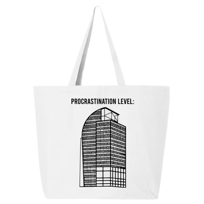 Procrastination Level 25L Jumbo Tote