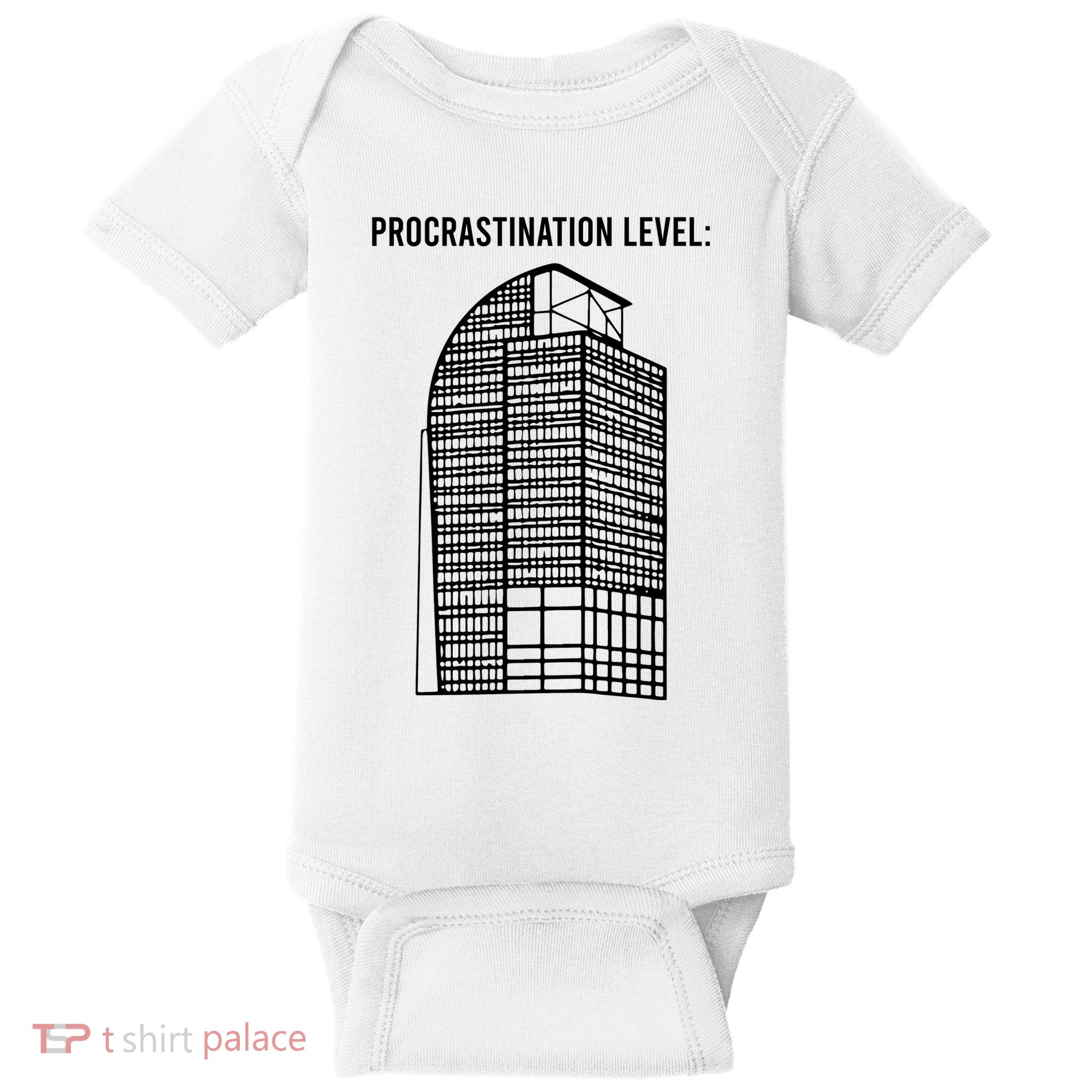 Procrastination Level Baby Bodysuit