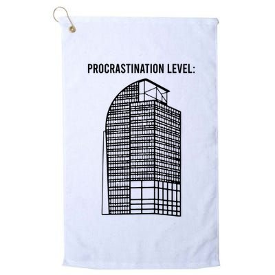 Procrastination Level Golf Towel