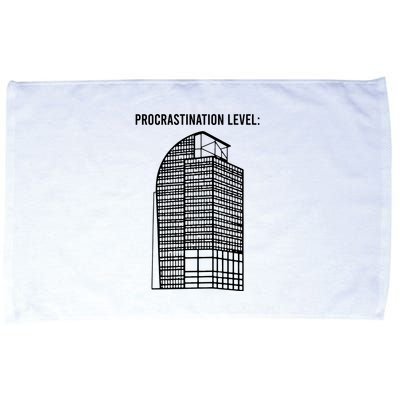 Procrastination Level Microfiber Hand Towel