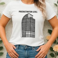Procrastination Level Womens T-Shirt