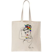 Pride LGBT Power Pin Up Art Modern Rosie The Riveter Bag