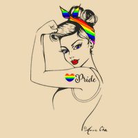 Pride LGBT Power Pin Up Art Modern Rosie The Riveter Bag