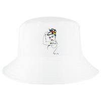 Pride LGBT Power Pin Up Art Modern Rosie The Riveter Cool Comfort Performance Bucket Hat