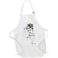 Pride LGBT Power Pin Up Art Modern Rosie The Riveter Apron