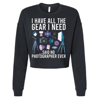 Photography Lover Photographer Tee Photography Cropped Pullover Crew