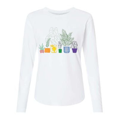 Plant LGBTQ Pride Gender Neutral Cute Pride Month LGBTQ Ally Subtle Womens Cotton Relaxed Long Sleeve T-Shirt