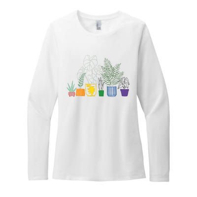 Plant LGBTQ Pride Gender Neutral Cute Pride Month LGBTQ Ally Subtle Womens CVC Long Sleeve Shirt