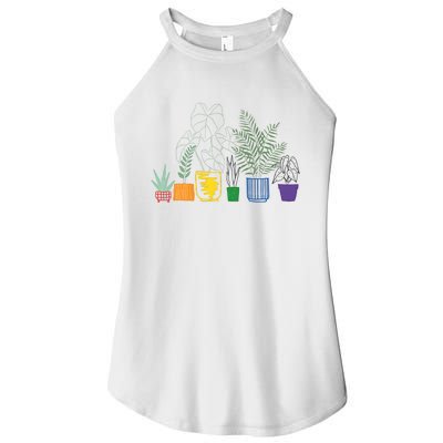 Plant LGBTQ Pride Gender Neutral Cute Pride Month LGBTQ Ally Subtle Women’s Perfect Tri Rocker Tank