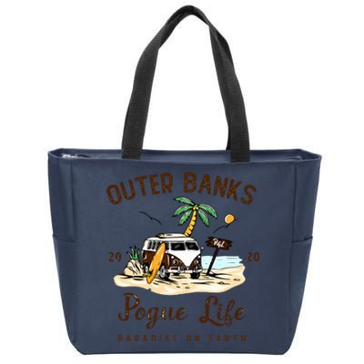 Pogue Life Paradise On Eart Zip Tote Bag