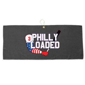 Philadelphia Loaded Large Microfiber Waffle Golf Towel