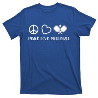 Peace Love Pickleball Funny Pickleball Player Gift Cool Gift T-Shirt