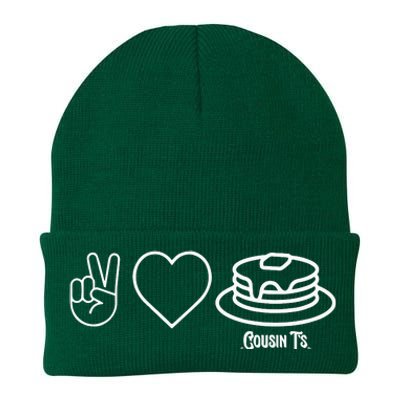 Peace Love Pancakes Cousin Knit Cap Winter Beanie