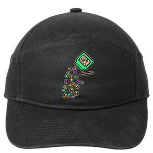 Pharmacist Leopard Pharmacy Pharmacy Tech Pills Healthcare 7-Panel Snapback Hat