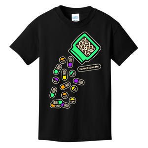 Pharmacist Leopard Pharmacy Pharmacy Tech Pills Healthcare Kids T-Shirt