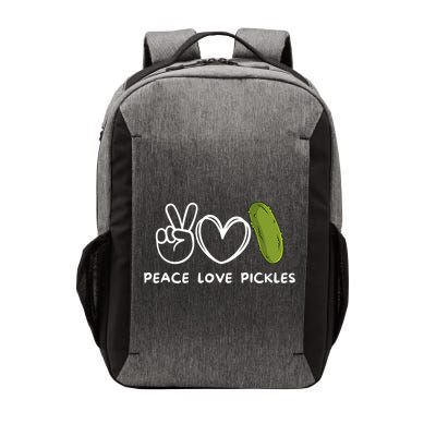 Peace Love Pickles Retro Pickles Lover Food Lover Vector Backpack