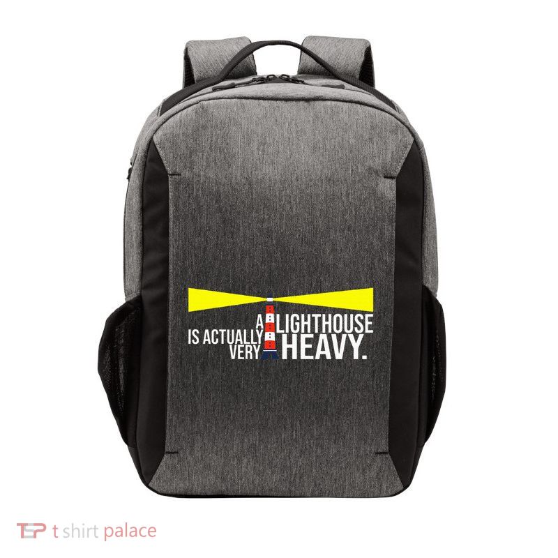 Punny Lighthouse Vector Backpack