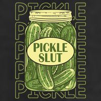 Pickle Lover Pickle Slut 7 Panel Mesh Trucker Snapback Hat