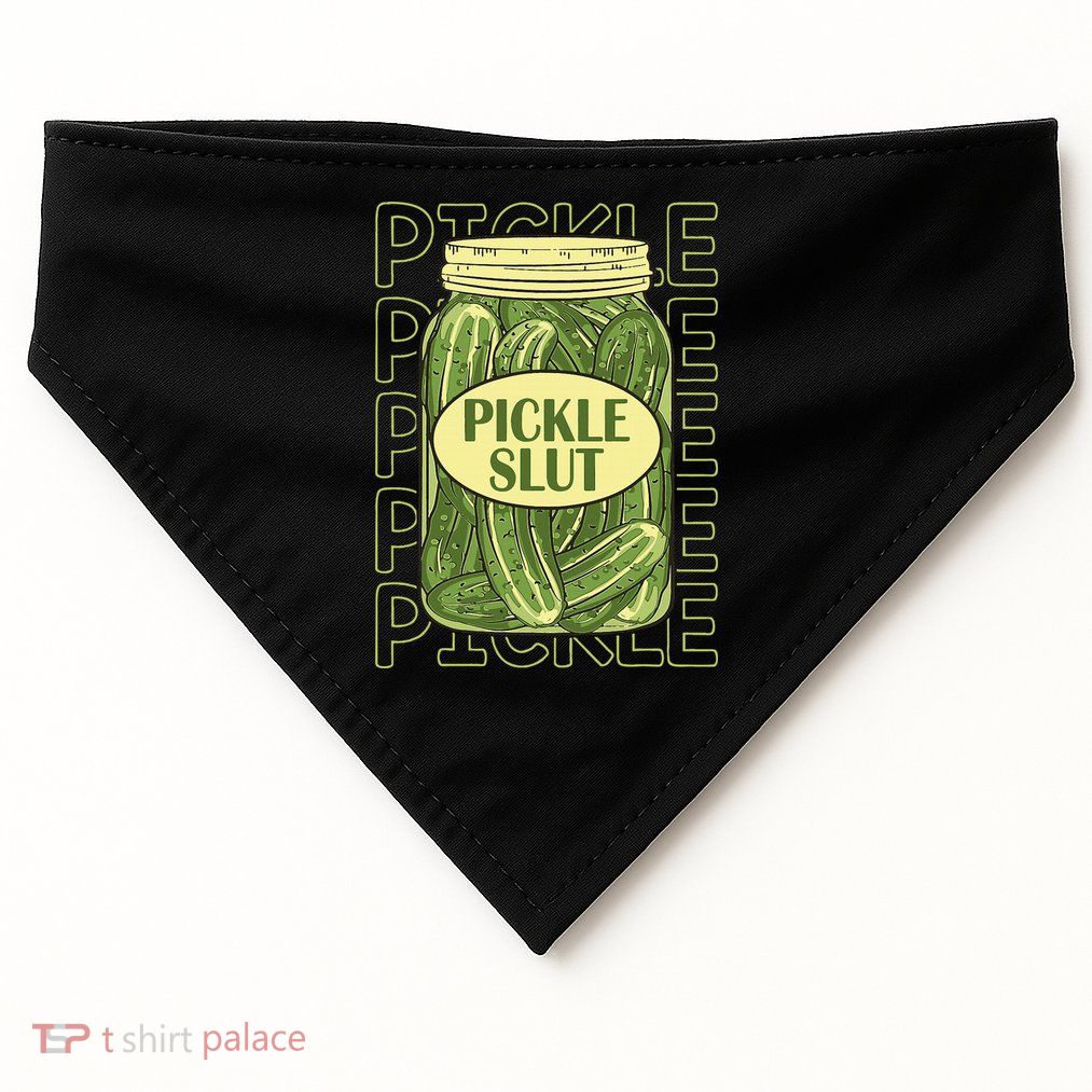 Pickle Lover Pickle Slut USA-Made Doggie Bandana