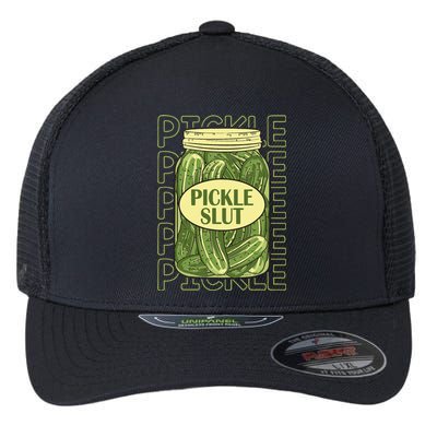 Pickle Lover Pickle Slut Flexfit Unipanel Trucker Cap