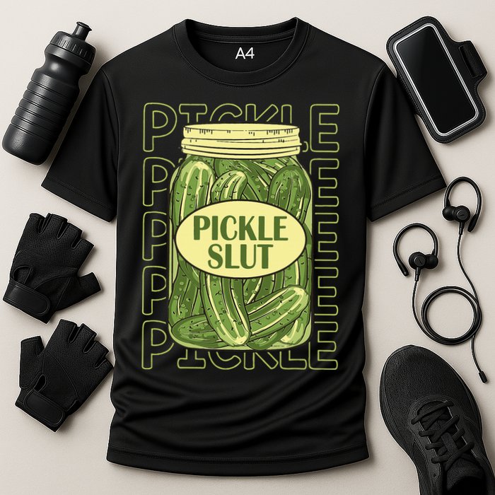 Pickle Lover Pickle Slut Cooling Performance Crew T-Shirt