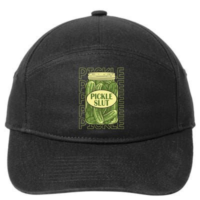 Pickle Lover Pickle Slut 7-Panel Snapback Hat