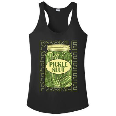 Pickle Lover Pickle Slut Ladies PosiCharge Competitor Racerback Tank