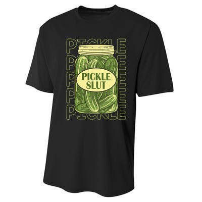 Pickle Lover Pickle Slut Performance Sprint T-Shirt