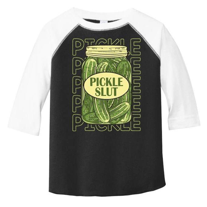 Pickle Lover Pickle Slut Toddler Fine Jersey T-Shirt