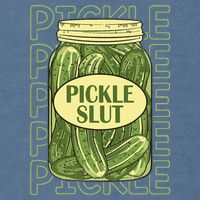 Pickle Lover Pickle Slut Garment-Dyed Sweatshirt