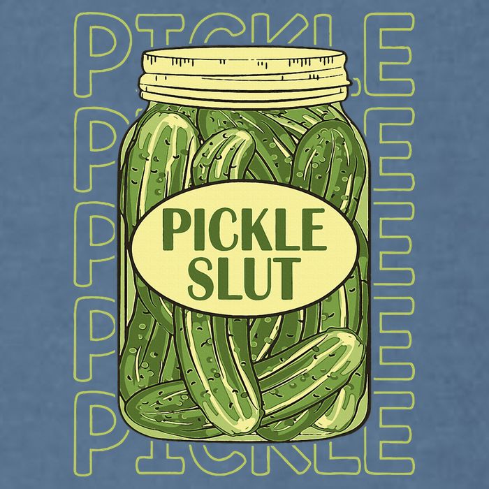 Pickle Lover Pickle Slut Garment-Dyed Sweatshirt