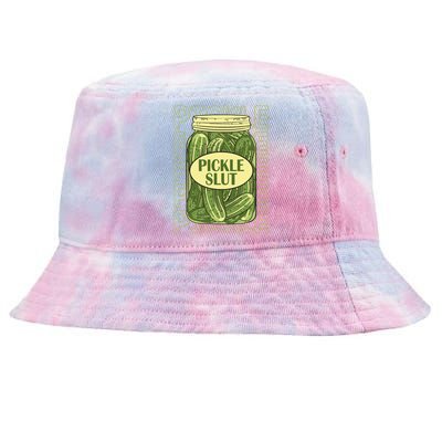 Pickle Lover Pickle Slut Tie-Dyed Bucket Hat