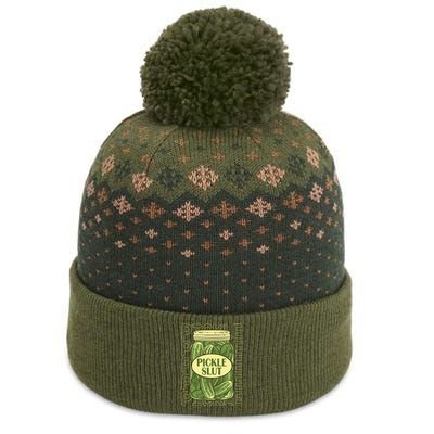 Pickle Lover Pickle Slut The Baniff Cuffed Pom Beanie