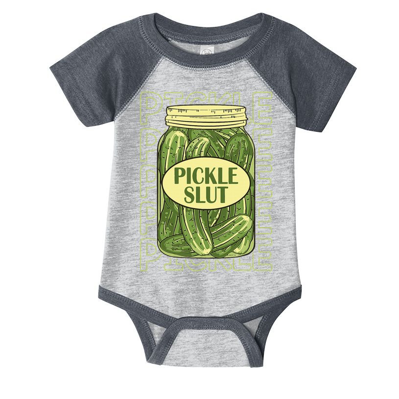 Pickle Lover Pickle Slut Infant Baby Jersey Bodysuit