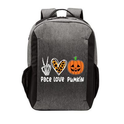 Pace Love Pumkin Halloween Love Heart Skeleton Peace Pumpkins Vector Backpack