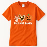 Pace Love Pumkin Halloween Love Heart Skeleton Peace Pumpkins Tall T-Shirt