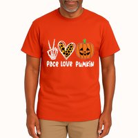 Pace Love Pumkin Halloween Love Heart Skeleton Peace Pumpkins Tall T-Shirt