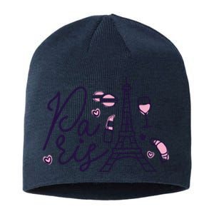 Paris Lettering Sustainable Beanie