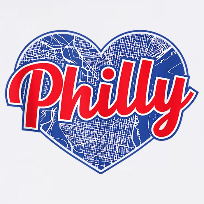 Philadelphia Love Philly Baseball Heart Philadelphia City Map Vintage Phill Hat