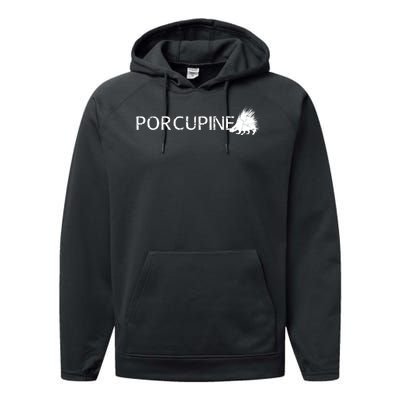 Porcupine Logo Performance Fleece Hoodie