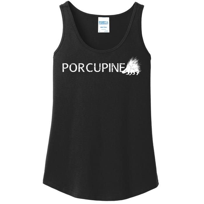 Porcupine Logo Ladies Essential Tank