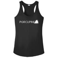 Porcupine Logo Ladies PosiCharge Competitor Racerback Tank