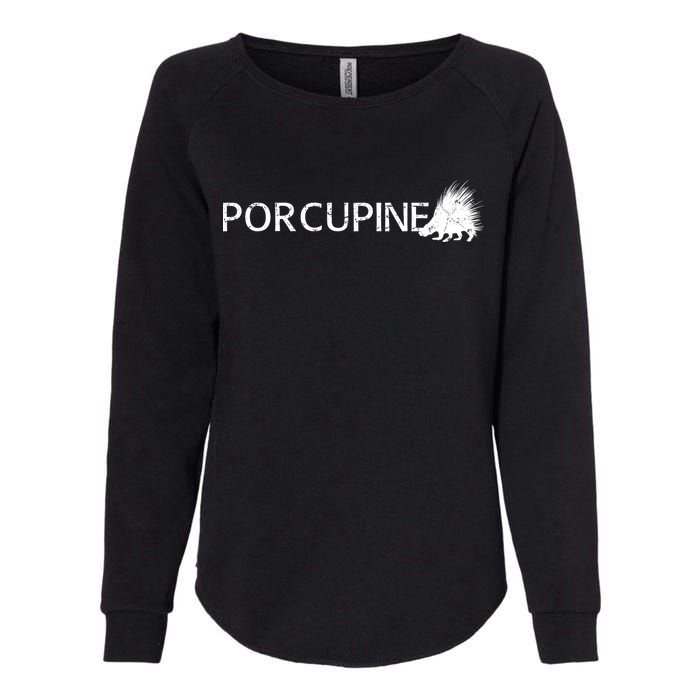 Porcupine Logo Womens California Wash Sweatshirt