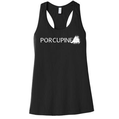 Porcupine Logo Women's Racerback Tank