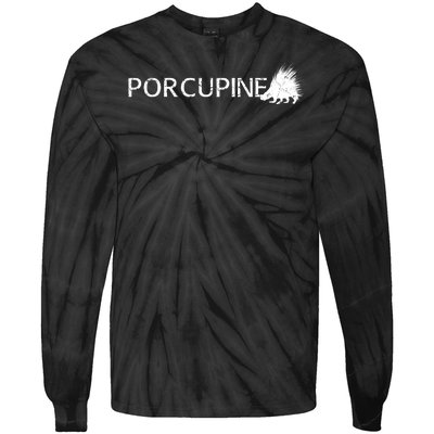 Porcupine Logo Tie-Dye Long Sleeve Shirt